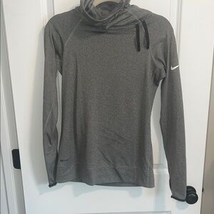 Nike Heather Gray Performance Hoodie